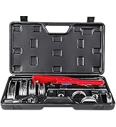 Tube Bender Kit Refrigeration Ratcheting Tubing benders Hand Tool 1/4 to 7/8 Inch Aluminium Alloy...