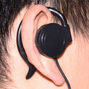 Around the ear in all directions
