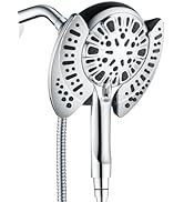 INAVAMZ 2-in-1 Shower Head with Handheld Combo: Rainfall Shower Head and Handheld Shower Head Use...