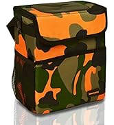 SIBOFUEGO Cute Car Trash Can with Lid - Leak Proof Car Trash Bag Hanging Waterproof Car Garbage C...