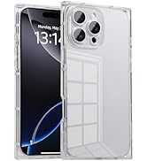 IAIYOXI Rectangle Case Compatible for iPhone 16 Pro Max, 6.9-inch, Full Camera Protection with TP...