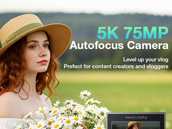 5K 75MP Digital Camera