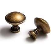 BEILEIOU Antique Brass Cabinet Knobs Cabinet Hardware Kitchen Cupboard Bathroom Dresser Knobs Cla...