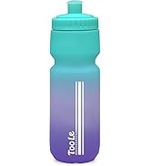 24oz Bike Water Bottle, Cycling Squeeze Water Bottle Leakproof BPA Free with Capacity Scale w/Pul...