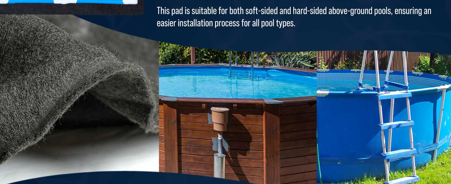Replacement liner for both Soft-sided and hard-sided above-ground pools, premium-quality