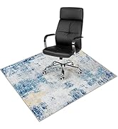 Anidaroel Office Chair Mat for Hardwood Floor &amp; Tile, 48"x60" Desk Chair Mat for Hard Floors, Und...