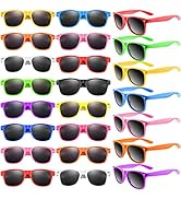 TUPARKA Sunglasses Party Favors Neon Colors Sunglasses Bulk Goody Bag Fillers for Beach Birthday ...