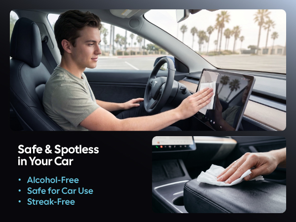 safe and spotless in car use
