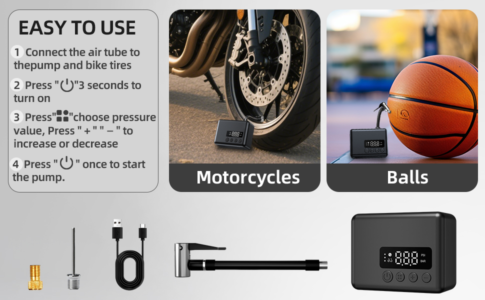 cordless bike inflator