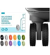 10-Pack Upgrade Silicone Luggage Wheel Protectors Covers for Suitcases – Universal Fit 2-2.4 Inch...