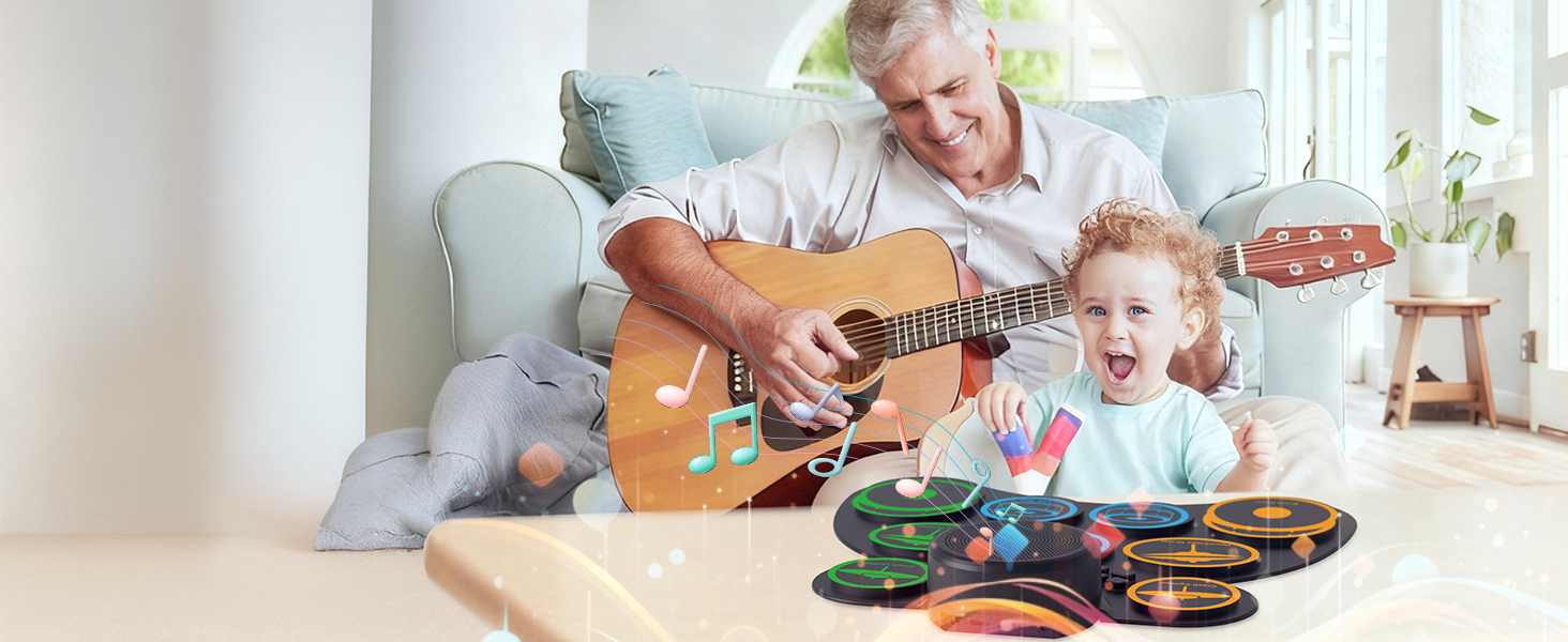 Parent-child writing interactive music