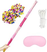 PCFING 30 Inch Piñata Stick Kit Pink Very Sturdy Will Not Break, Suitable for Kids Adults Can Hav...