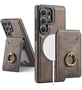 LIDEEYA for Samsung Galaxy S26 Ultra Case 2-in-1 Detachable Card Holder Style Protective Case Mag...