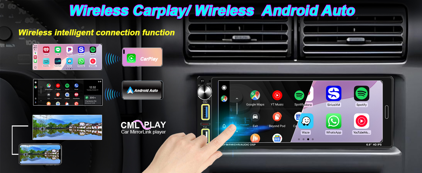 Single din radio