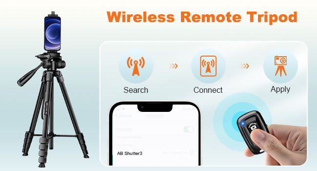 Phone Tripod with Remote