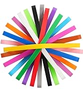 Rubber Bands Silicone 15 Pcs 5.5inch Elastic Bands for Notebook Books Cooking Wrapping Rubber Ban...