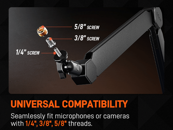 microphone arm stand for streaming