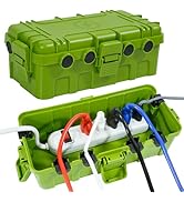 [2 Pack] Outdoor Electrical Box Waterproof, OUTDSPLY Medium Outdoor Electrical Box (11.6x5.7x4.1 ...