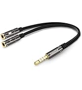 KINGTOP 3.5mm Combo Audio Adapter Cable Compatible for PS4,PS5,Xbox One S,Nintendo Switch,Tablet,...