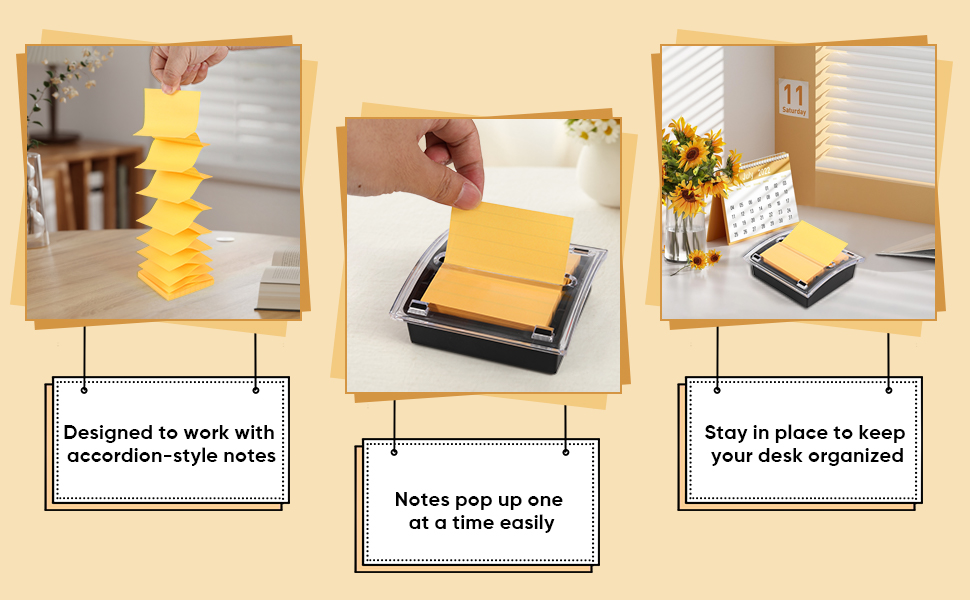 sticky note dispenser