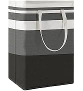 Maxsilan 80L Freestanding Laundry Basket with Extended Handle, Collapsible Waterproof Large Cotto...