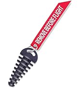 MELIFE 0.6"-1.5" Muffler Exhaust Wash Plug, Motorcycle Dirt Bike 2 Stroke with Keychain Tag with ...