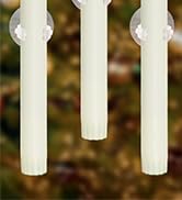 Zevanor 10&amp;#34; x 0.78&amp;#34; Flameless Window Candles with Sensors Dusk to Dawn