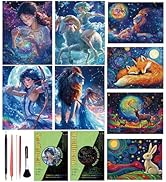 Georgie Porgy Scratch Paper Art Set for Kids Adults Magic Rainbow Scratchboards for DIY Arts and ...