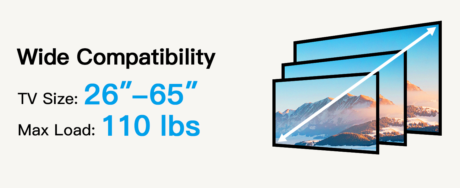55 inch TV wall mount
