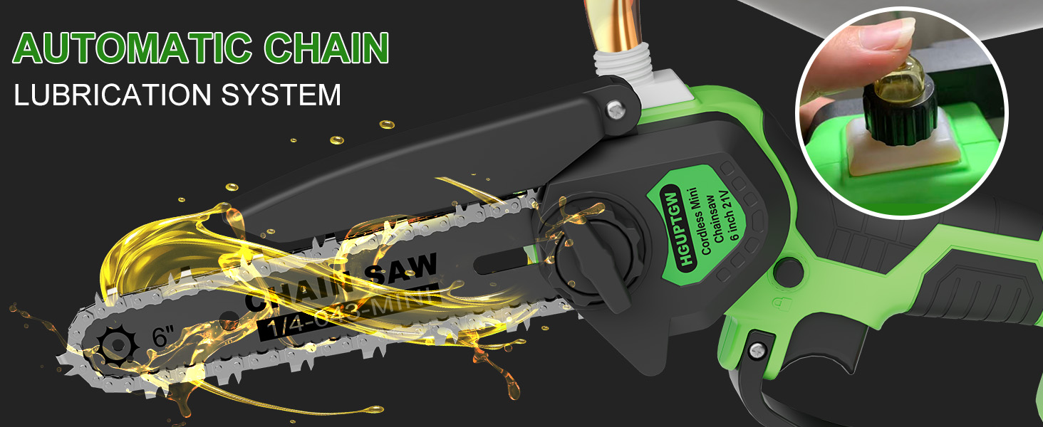 Proper Use of the Mini Chainsaw&amp;#39;s Oil System