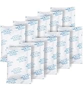 Silica Gel Packs - 80Pcs 20Gram Moisture Absorbers, Premium Transparent Desiccant for Storage, Si...