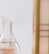 ZENS Sake Set Glasses, 8.5 Ounce Sake Carafe Cups with 6 Saki Cup Set for Warmer or Cold Japanese...