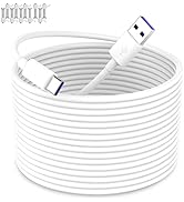 iMangoo USB A to USB C Power Cable for CCTV Camera, 33FT Type C Long Power Extension Cord for Tap...