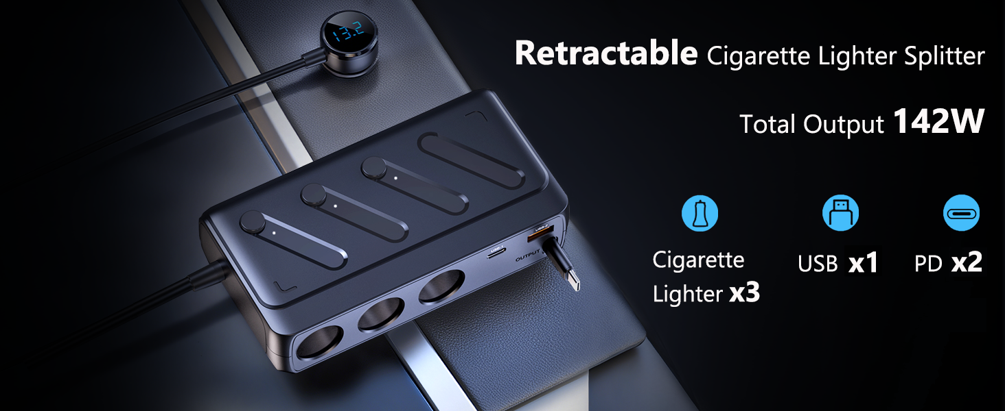 cigarette lighter splitter