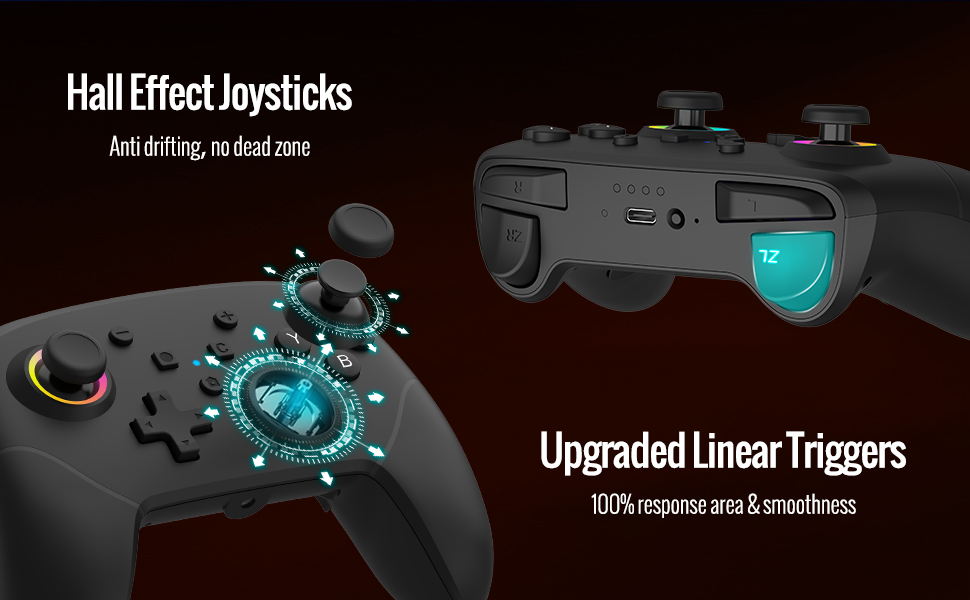 for switch 2 controller hall effect joysticks