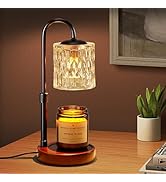 Briever Dimmable Candle Warmer Lamp with Timer, Height Adjustable Electric Candle Wax Warmer for ...