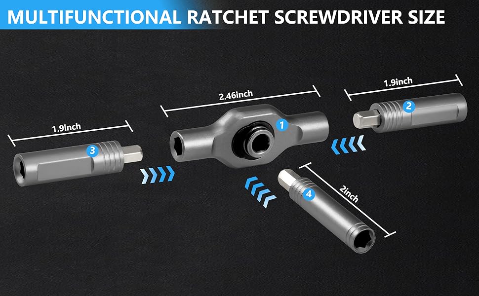 compact (edc) Magnetic Screwdriver Set