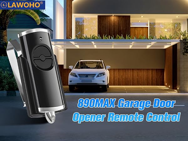 Purple Learn Button Garage Door Remote