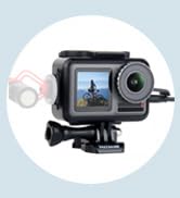 YALLSAME Frame Case for DJI Osmo Action 1 Skeleton Housing Protective Shell Cage with Cold Shoe M...