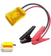 Jumper Cables with Adapter Compatible with Dewalt 20V Battery, 1.3FT 8AWG Portable Battery Dewalt...