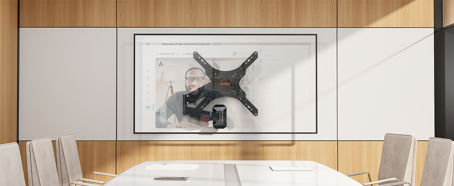 Height Adjustable TV Wall Mount