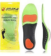 Ailaka Orthotic Cushion Arch Support Shoe Insoles for Men &amp; Women, Unisex Daily Shock Absorption ...