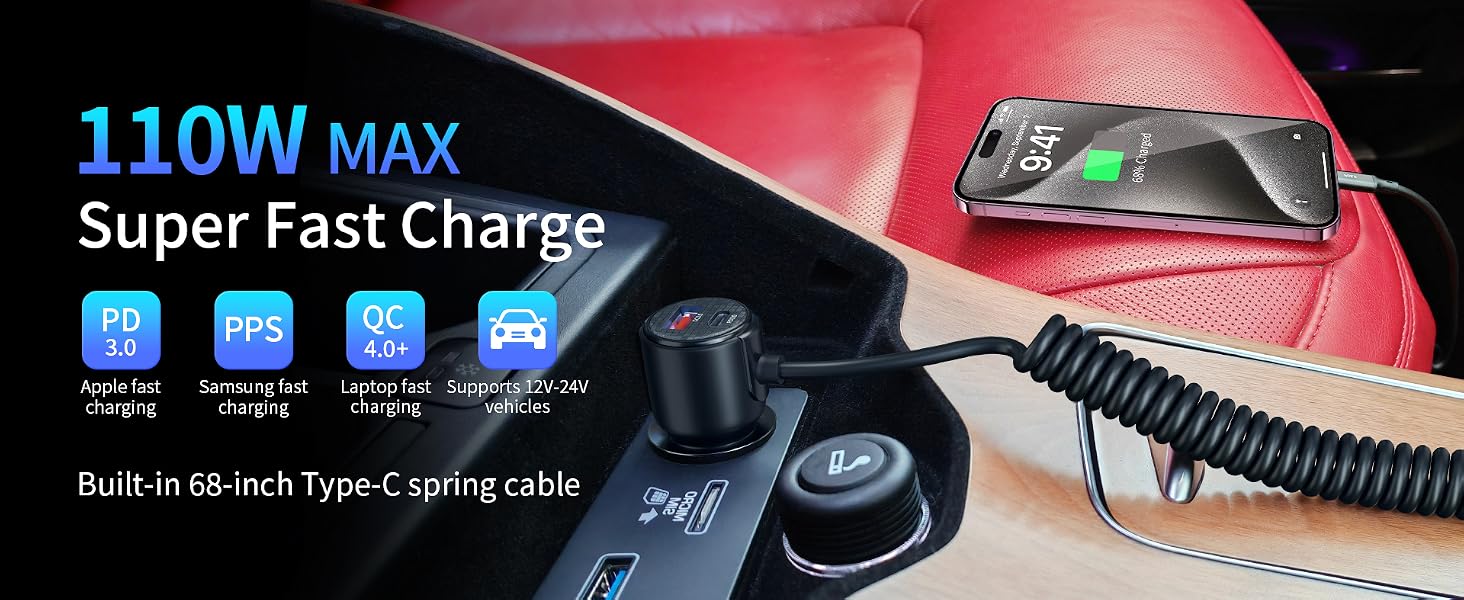 USB-C Car Charger