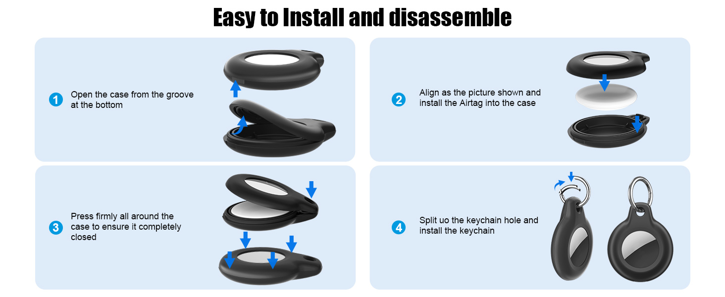 waterproof airtag holder