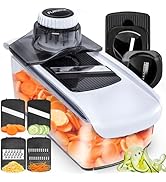 Fullstar Mandoline Slicer for Kitchen, Fruit Cutter, Cheese Grater, Cucumber Slicer, Veggie Spira...