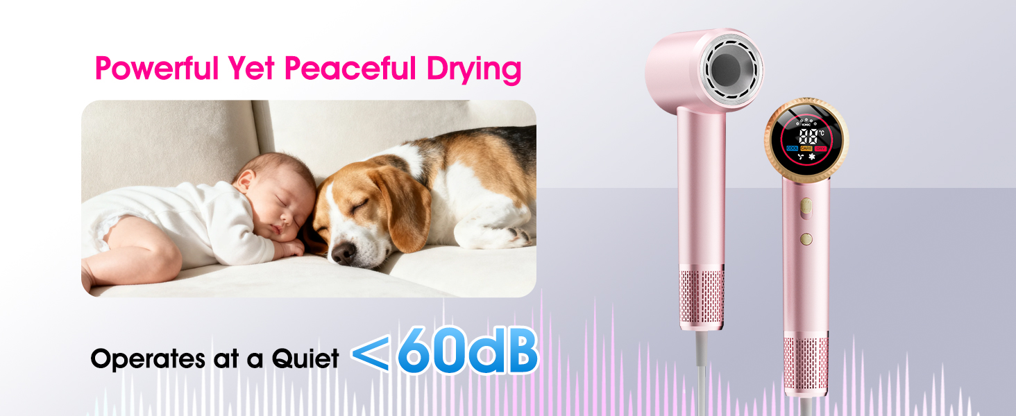 Low Noise Hair Dryer