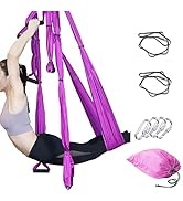 Ovyuzhen Aerial Yoga Swing Set, Ultra Strong Hammock Trapeze Extension, Antigravity Ceiling Hangi...