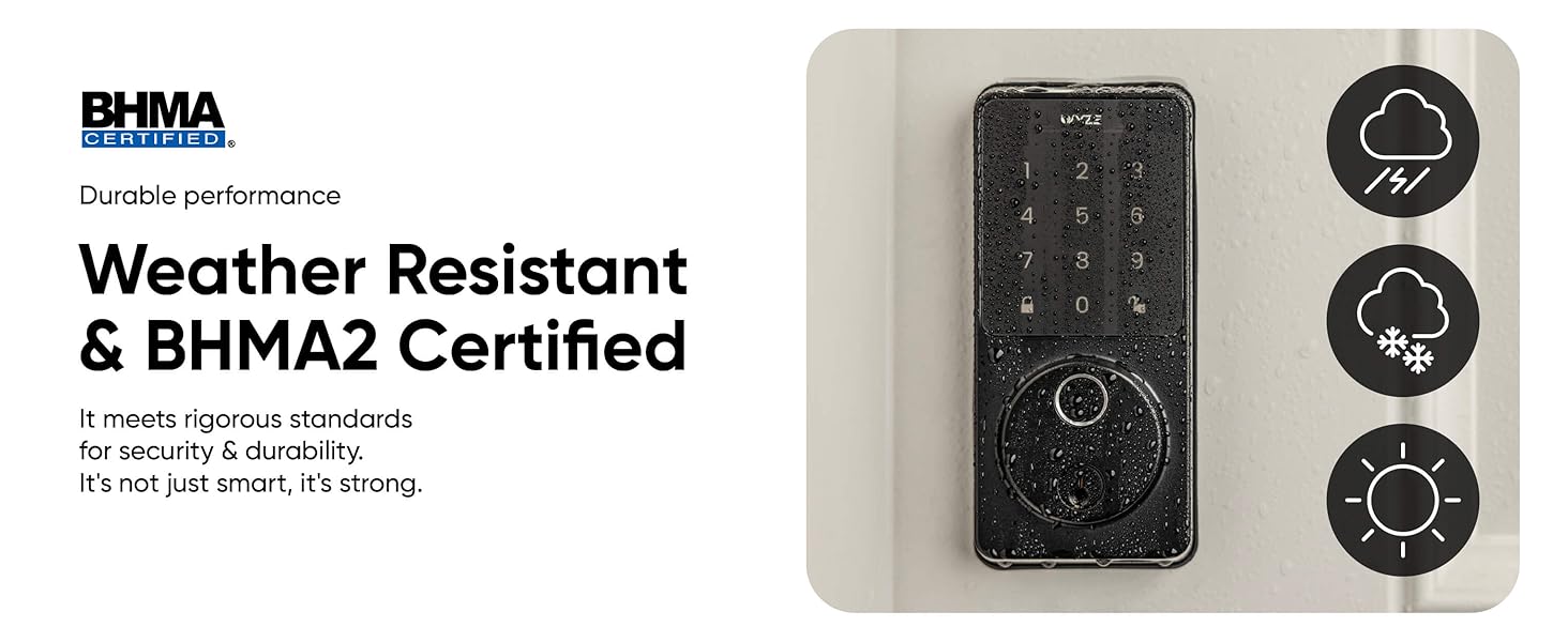 Wyze Lock Bolt v2 Weather