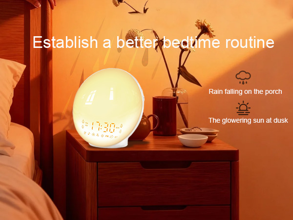Smart Sunrise Alarm Clock with No Signup APP