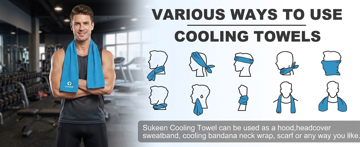 cooling towels for neck and face cooling towel for hot weather neck wraps cool gym camping workout